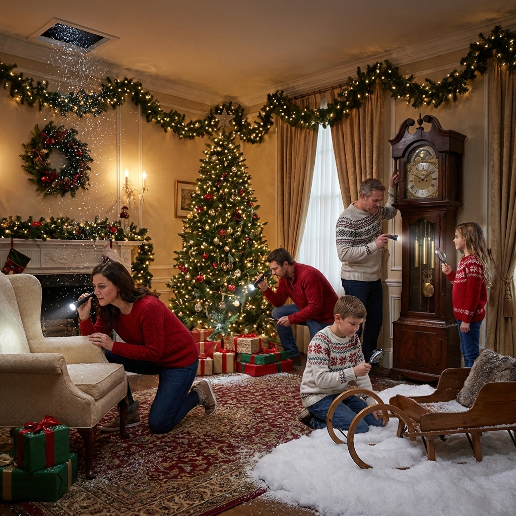 Christmas escape room Jacksonville Beach – Humbug’s Christmas Caper at Mind Bender