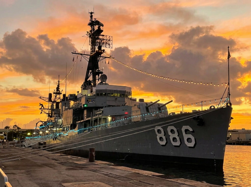 USS Orleck a different type of date night 