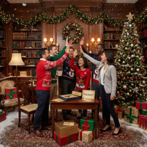 Corporate Team Building Group Holiday Party Escape Room