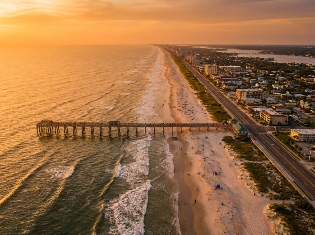 Jacksonville Beach Pier great for a date night
